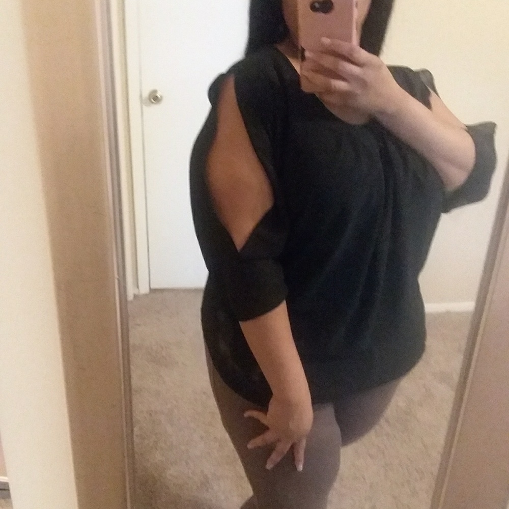 ✔SALE✔ Plus Sheer Blouse